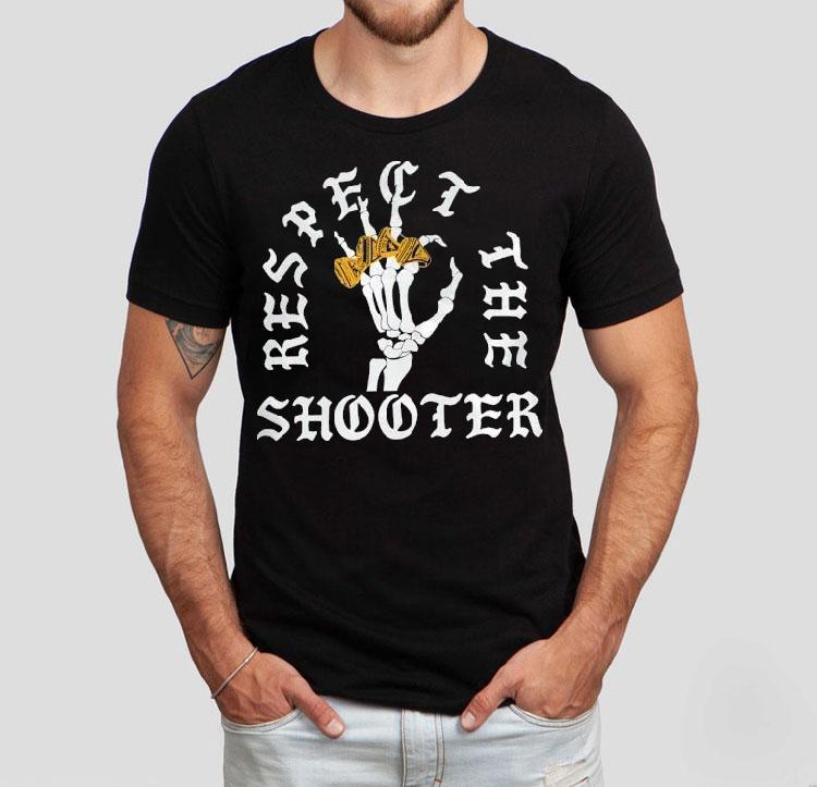  Skeleton Rings Respect The Shooter Tshirt