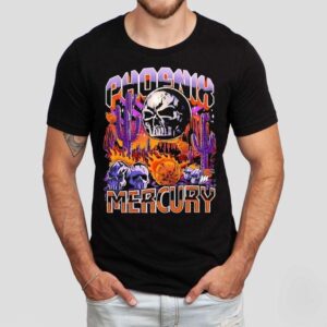 Skull Phoenix Mercury Basketball Horror Tshirt