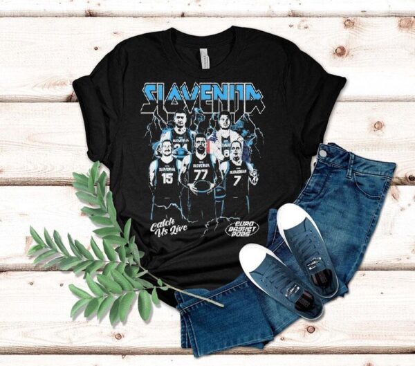 Slovenia Catch Us Live Euro Basket 2025 Shirt