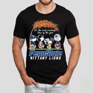 Snoopy The Peanuts Penn State Nittany Lions It S The Most Wonderful Time Of The Year Tshirt