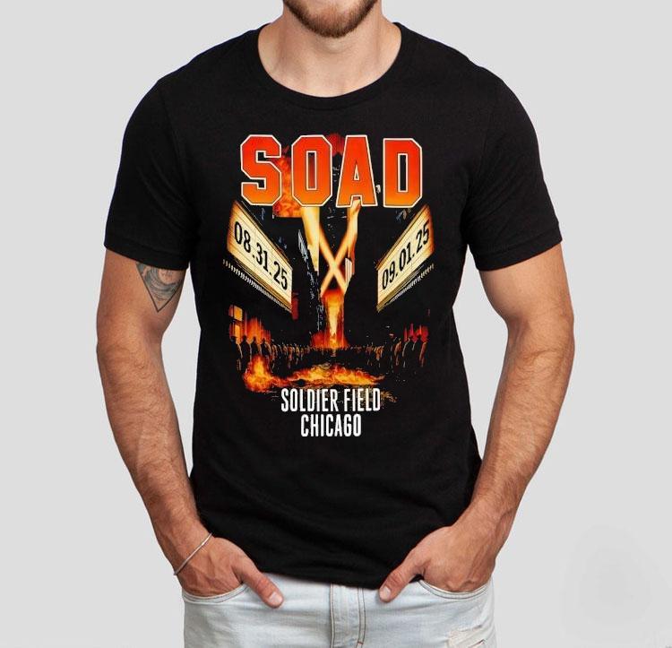 Soad System Of A Down Soldier Field Chicago Shirt 4 Soad System Of A Down Soldier Field Chicago Tshirt