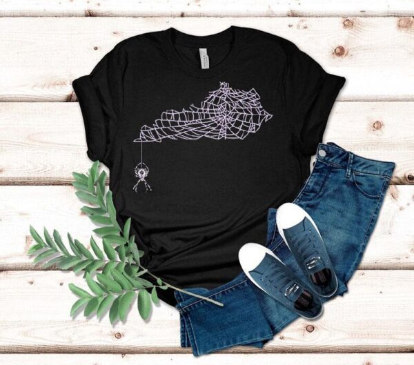 Spider Web Kentucky Shape Shirt
