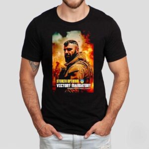 Stealth Optional Victory Mandatory Georgian National Legion Tshirt