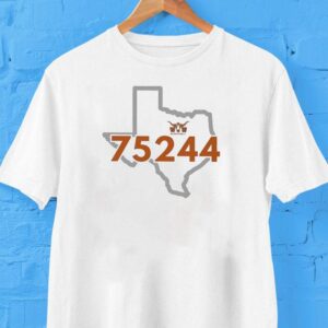 Texas Longhorn Map Tshirt