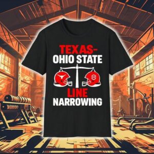 Texas Vs Ohio State 2025 Line Narrowing Shirt