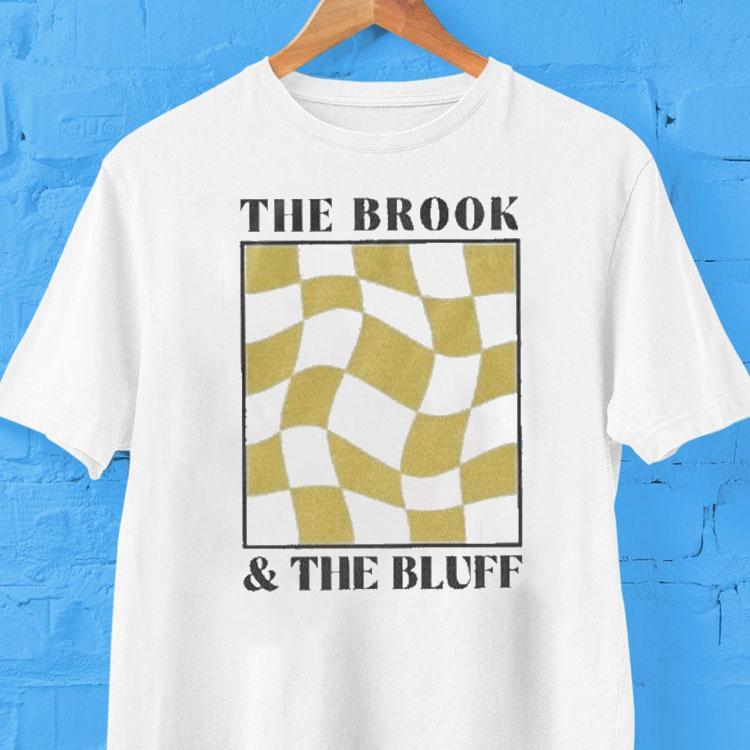 The Brook The Bluff Wavy Yellow Checkered Shirt 2  The Brook The Bluff Wavy Yellow Checkered Tshirt