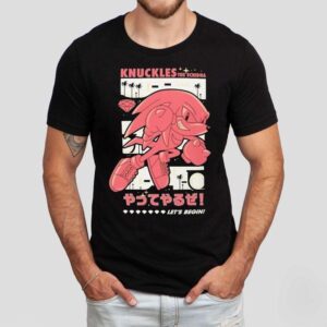The Hedgehog Knuckles The Echidna Let S Begin Tshirt