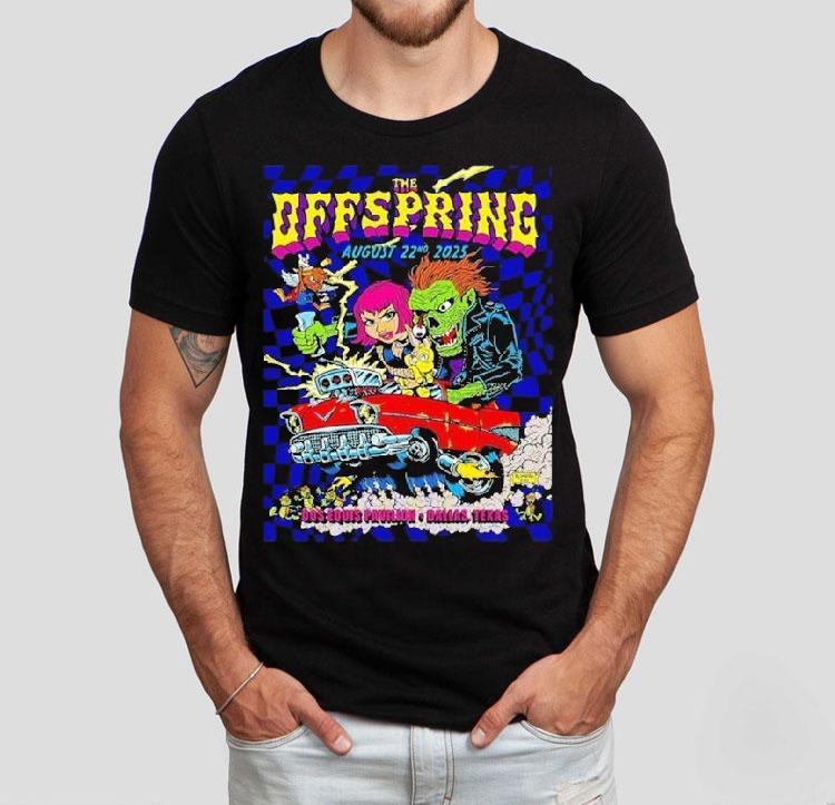  The Offspring Concert Dos Equis Pavilion Dallas Texas Tour Aug   Tour Tshirt
