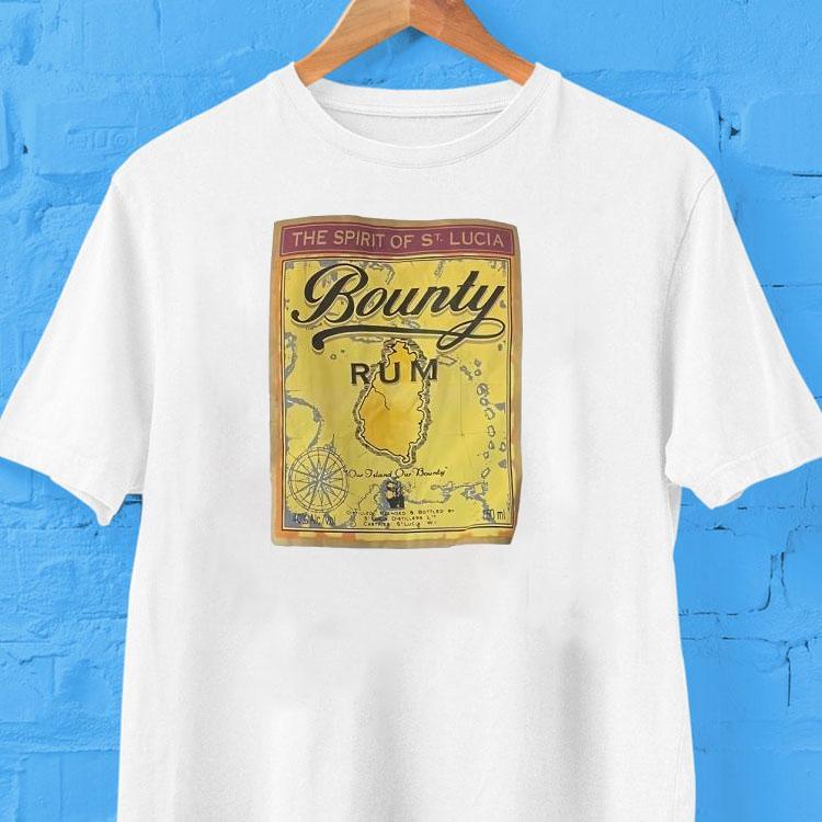  The Spirit Of St Lucia Bounty Rum Our Island Our Bounty Tshirt