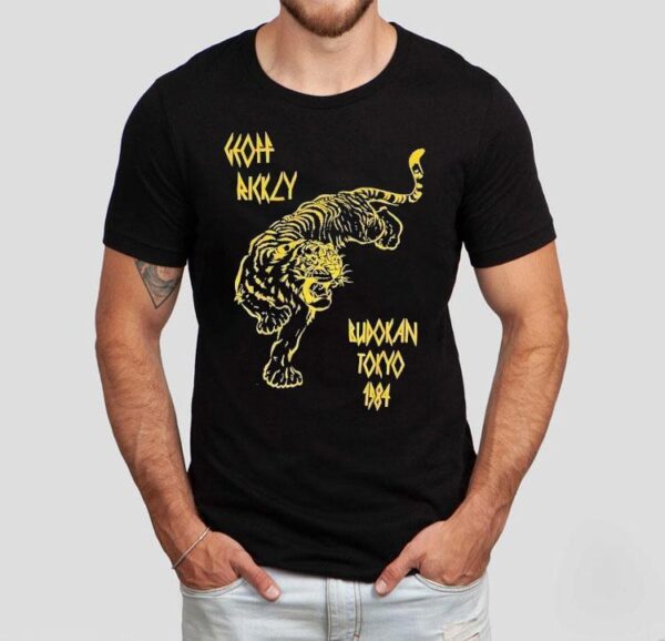 Tiger Geoff Akkly Budokan Tokyo 1984 Shirt