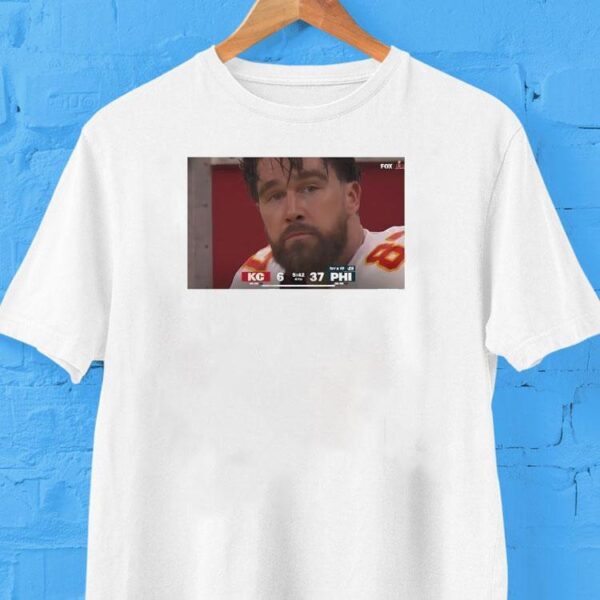 Travis Kelce Kansas City Chiefs Vs Philadelphia Eagles Photo Shirt