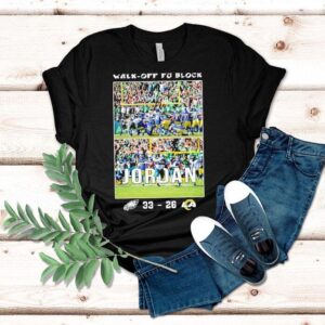 Walk Off Fg Block Jordan Philadelphia Eagles Vs Los Angeles Rams Football Tshirt
