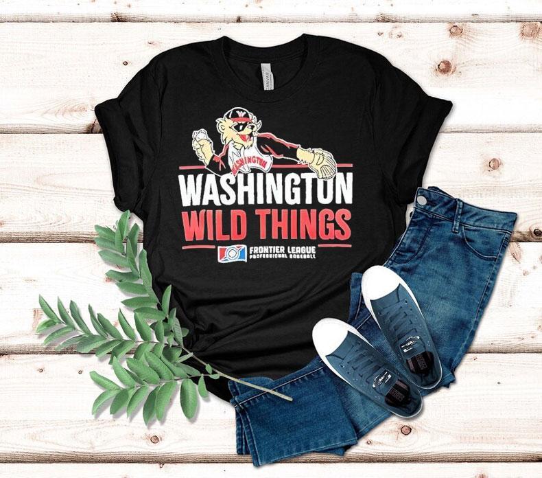  Washington Wild Things  Frontier League Professional Baseball Tshirt