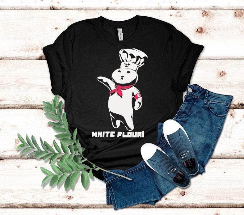  White Flour Pillsbury Doughboy Tshirt