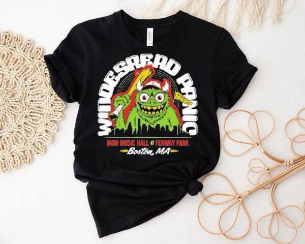 Widespread Panic Agust 21-23 2025 Mgm Music Hall At Fenway Park Boston, Ma Boston Red Sox Mascot Shirt