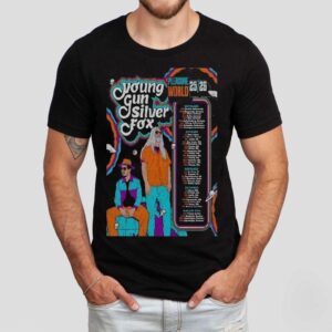 Young Gun Silver Fox Pleasure World Fall Tour Dates Tshirt