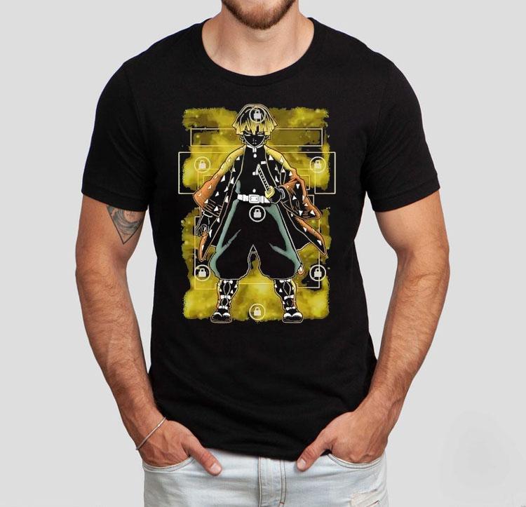  Zenitsu Agatsuma From Demon Slayer Kimetsu No Yaiba Tshirt