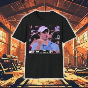 Angry Alabama Crimson Tide Fan Middle Finger Tshirt