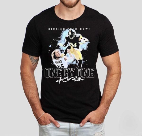 Antonio Brown Kamala Harris Kicking Them Down One By One Shirt