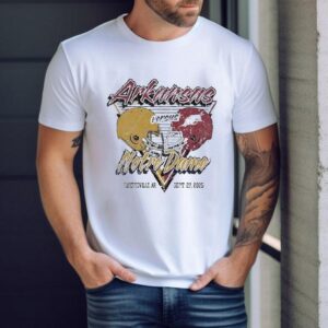 Arkansas Razorbacks Vs Notre Dame Fighting Irish Football Helmet Tshirt