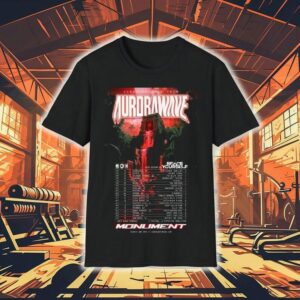 Aurorawave Monument Album Release Tour Dates Tshirt