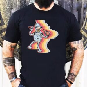 Bender From Futurama Sick Of Non Robots Tshirt