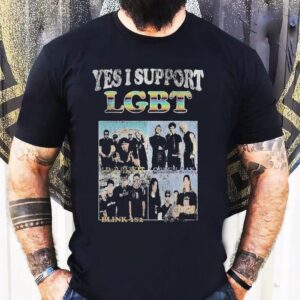 Blink Yes I Support Lgb Tshirt