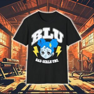 Blu Sad Girlz Uni Boyfriend Tshirt