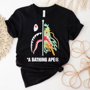 Camo Shark A Bathing Ape Tshirt