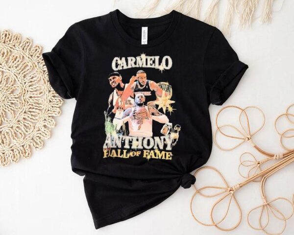 Carmelo Anthony Hall Of Fame New York Knicks Basketball Shirt
