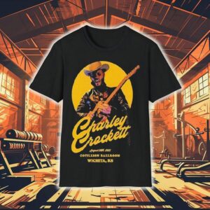 Charley Crockett Tour At The Cotillion Ballroom In Wichita Ks On August Western Tshirt