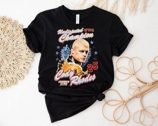 Cody Rhodes Summerslam Undisputed Wwe Champion 2025 Shirt