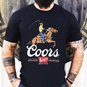 Coors Banquet Rodeo Cowboy Est Tshirt