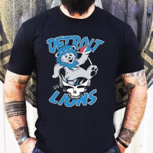 Detroit Lions Nfl X Grateful Dead Bear Tshirt