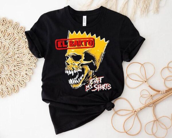 Exbarted El Barto Eat My Shorts Skull Shirt