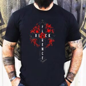 Florence Black Cross Tshirt