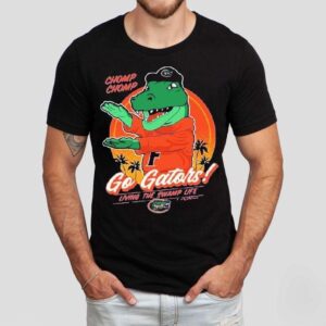 Florida Gators Chomp Chomp Living The Swamp Life Flogrown Rally Masco Tshirt