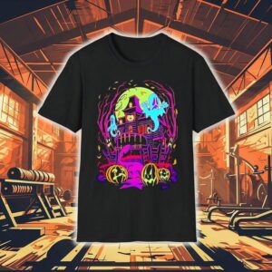 Ghost Halloween House Tshirt