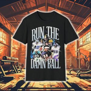 Green Bay Packers Chicago Bears Dallas Cowboys Minnesota Vikings Run The Damn Ball Tshirt