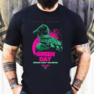 Green Day Bad Nerves Lima Per Aug Show Tshirt