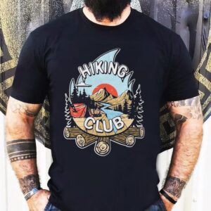 Hike Camp Climb Hiking Club Camping Tshirt