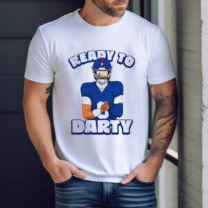 Jaxson Dart Ready To Darty New York Giants Tshirt