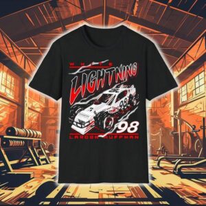 Landon Huffman White Lightning No For Shamrock Motorsports Tshirt