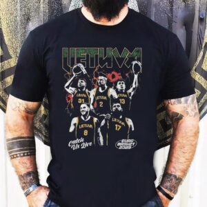Lithuania Catch Us Live Euro Basket Tshirt