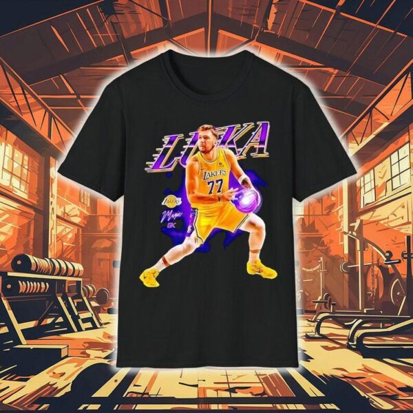 Luka Doncic Los Angeles Lakers Basketball Signature Graphic Shirt