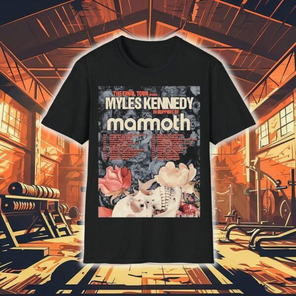 Myles Kennedy Tour 2025 Dates The Final Tour In North America With Mammoth Shirt