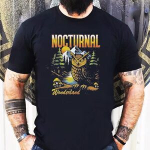 Nocturnal Wonderland Watcher Owl Tshirt