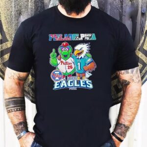 Philadelphia Phillies And Philadelphia Eagles Masco Tshirt