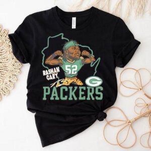Rashan Gary Green Bay Packers Football Signature Tshirt
