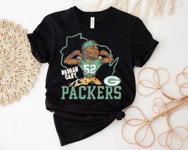 Rashan Gary Green Bay Packers Football Signature Shirt